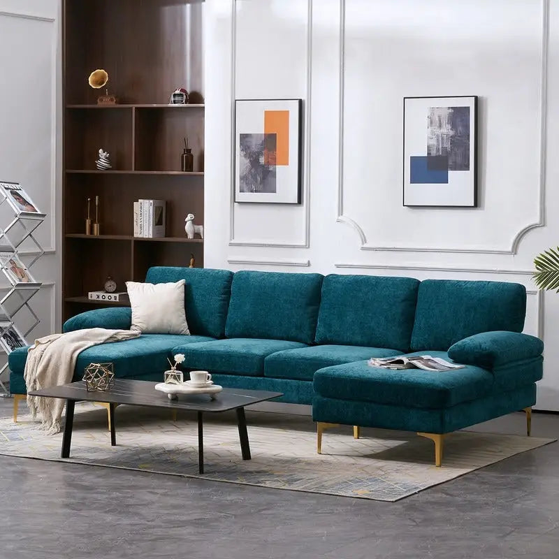 Canapé d'angle en U 4 places pour l'intérieur