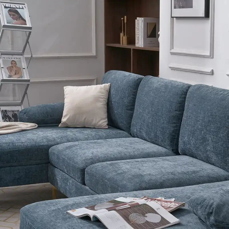 Canapé d'angle en U 4 places pour l'intérieur