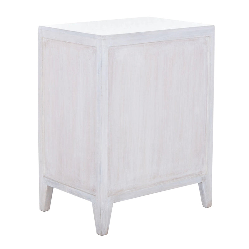Table de chevet sculptée à une porte