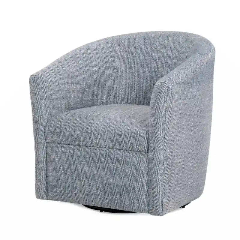 Fauteuil baril pivotant en polyester Sea Oat