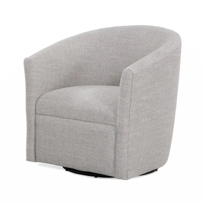 Fauteuil baril pivotant en polyester Sea Oat