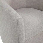Fauteuil baril pivotant en polyester Sea Oat
