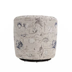 Fauteuil baril pivotant en polyester Sea Oat