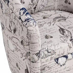 Fauteuil baril pivotant en polyester Sea Oat