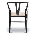Chaises en tissu tressé - Structure en bois massif (Lot de 2)