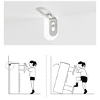 Commode blanche à 9 tiroirs, design élégant et dispositif anti-basculement